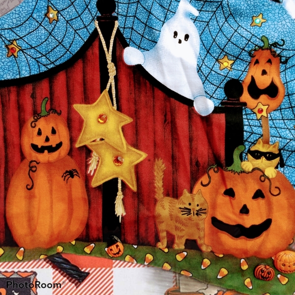 Vtg 90s Halloween vest reversible - Picture 8 of 16